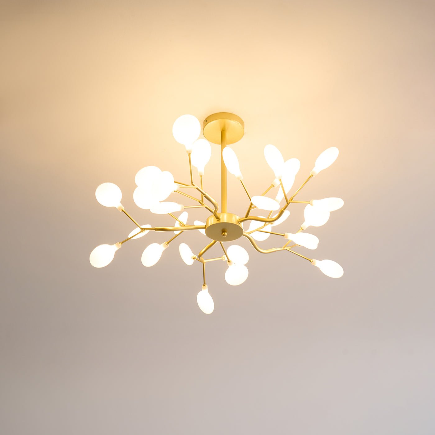 LED Firefly Sputnik Chandelier - Modern Design with Adjustable Arms