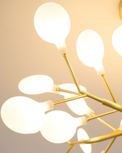 LED Firefly Sputnik Chandelier - Modern Design with Adjustable Arms