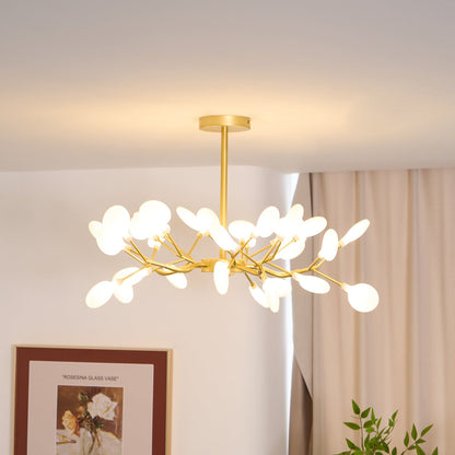 LED Firefly Sputnik Chandelier - Modern Design with Adjustable Arms
