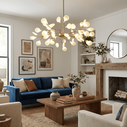 LED Firefly Sputnik Chandelier - Modern Design with Adjustable Arms