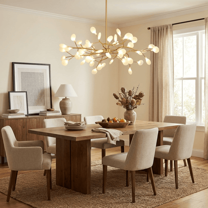 LED Firefly Sputnik Chandelier - Modern Design with Adjustable Arms