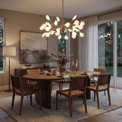 LED Firefly Sputnik Chandelier - Modern Design with Adjustable Arms