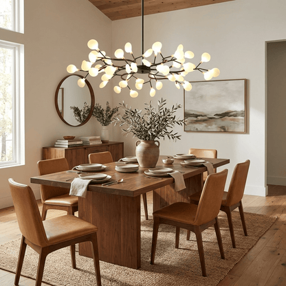 LED Firefly Sputnik Chandelier - Modern Design with Adjustable Arms