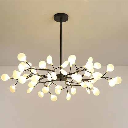LED Firefly Sputnik Chandelier - Modern Design with Adjustable Arms