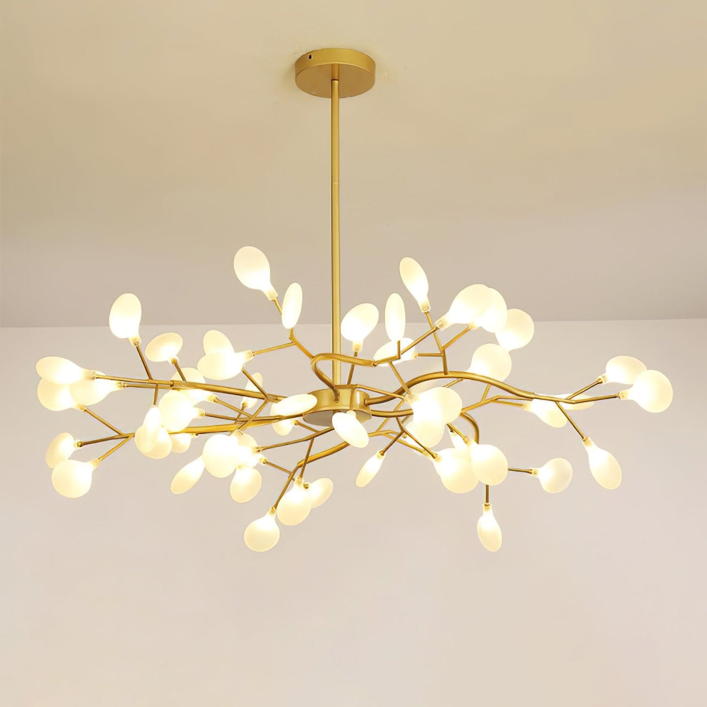 LED Firefly Sputnik Chandelier - Modern Design with Adjustable Arms