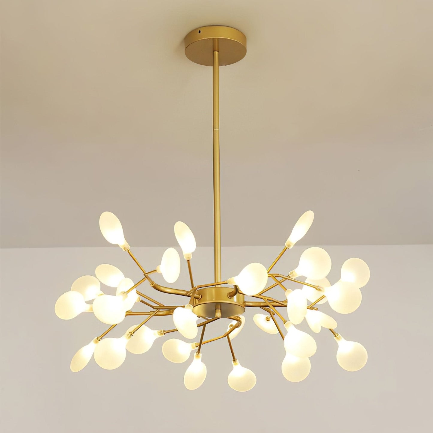 LED Firefly Sputnik Chandelier - Modern Design with Adjustable Arms