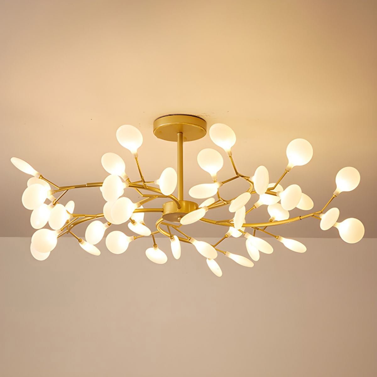LED Firefly Sputnik Chandelier - Modern Design with Adjustable Arms