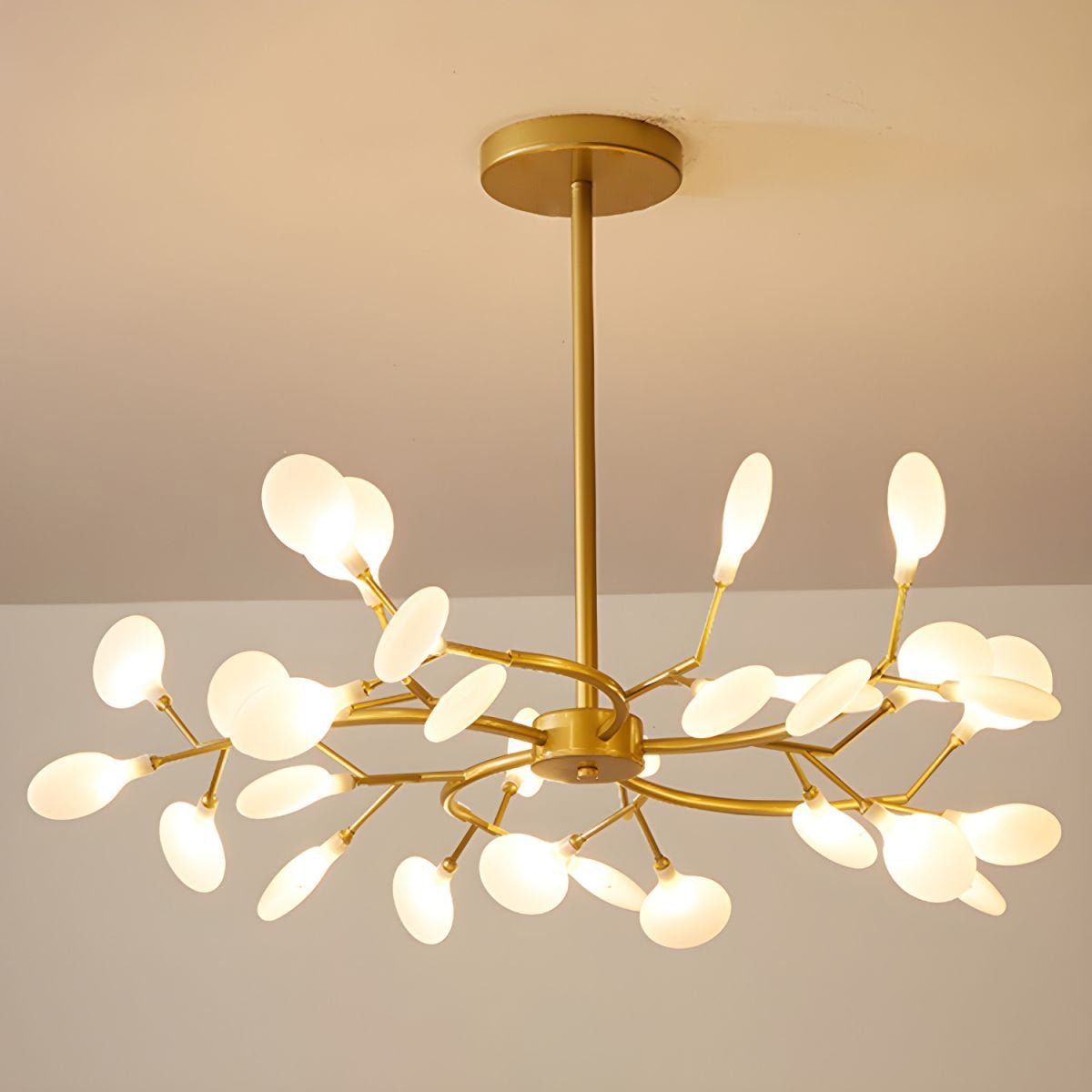 LED Firefly Sputnik Chandelier - Modern Design with Adjustable Arms