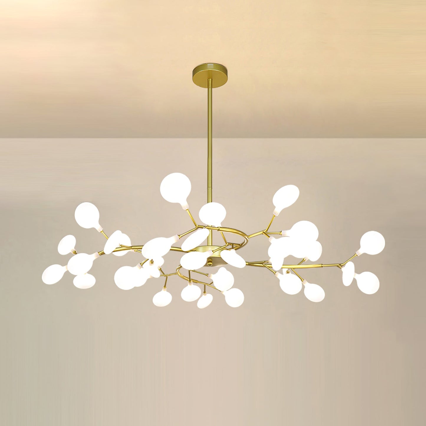 LED Firefly Sputnik Chandelier - Modern Design with Adjustable Arms