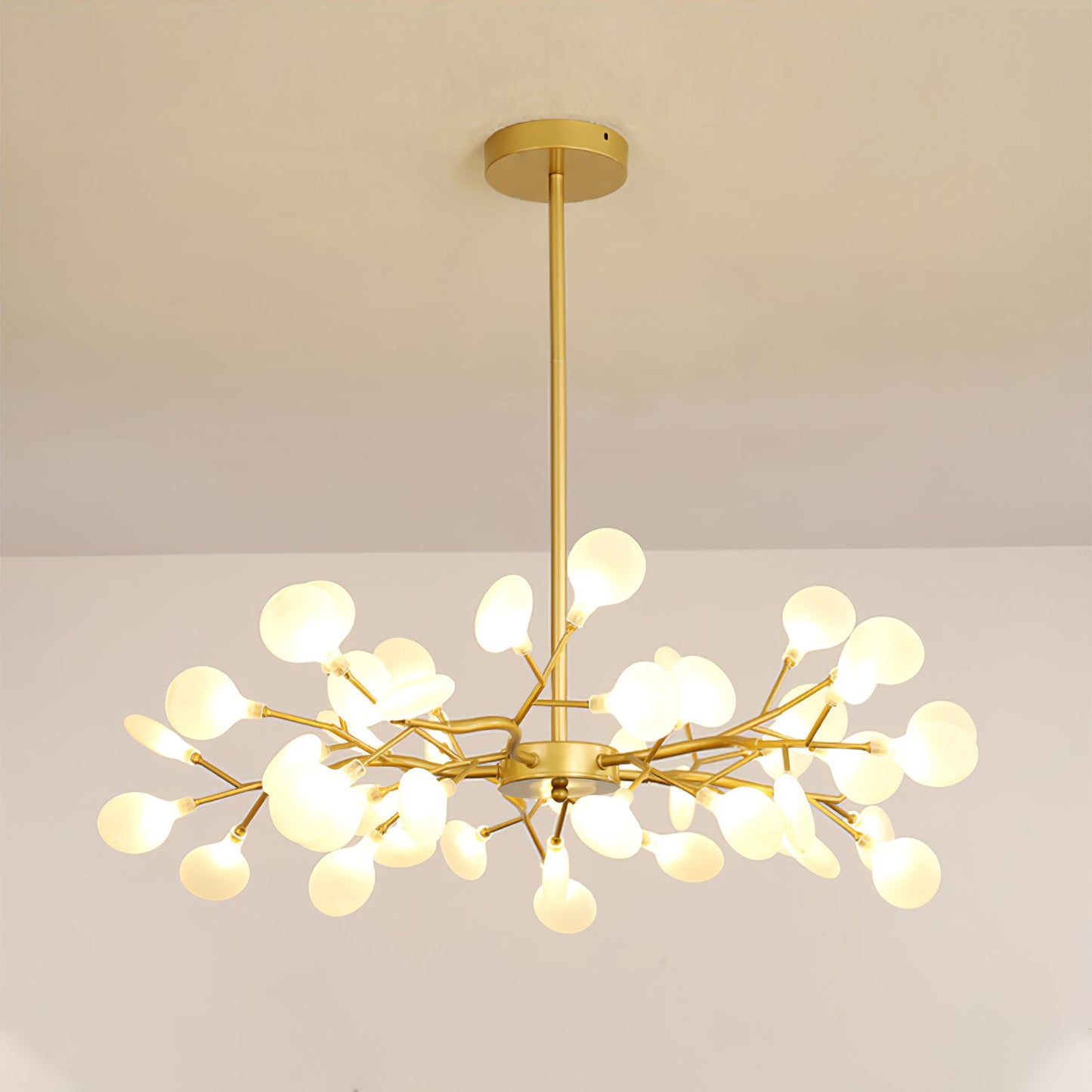 LED Firefly Sputnik Chandelier - Modern Design with Adjustable Arms