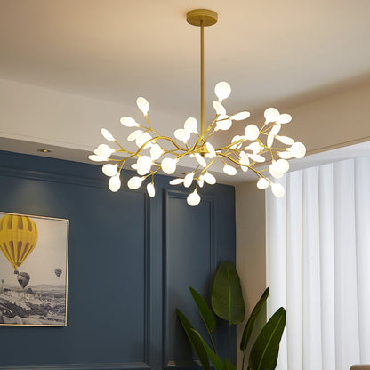 LED Firefly Sputnik Chandelier - Modern Design with Adjustable Arms