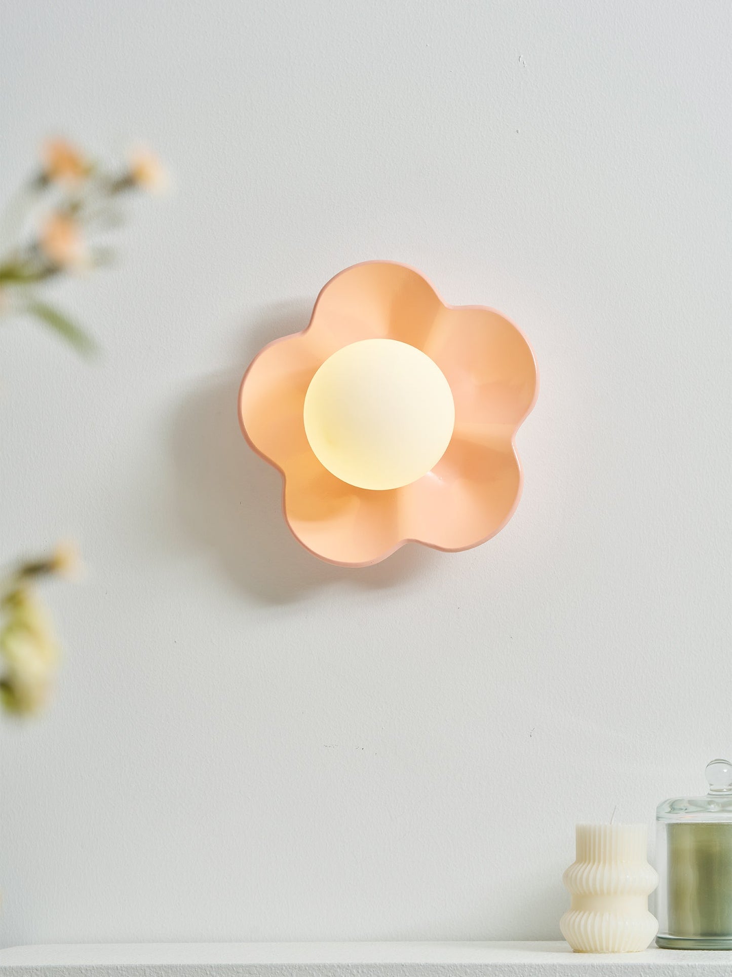 La Fleur Wall Lamp - Elegant Design with Adjustable Brightness & Energ
