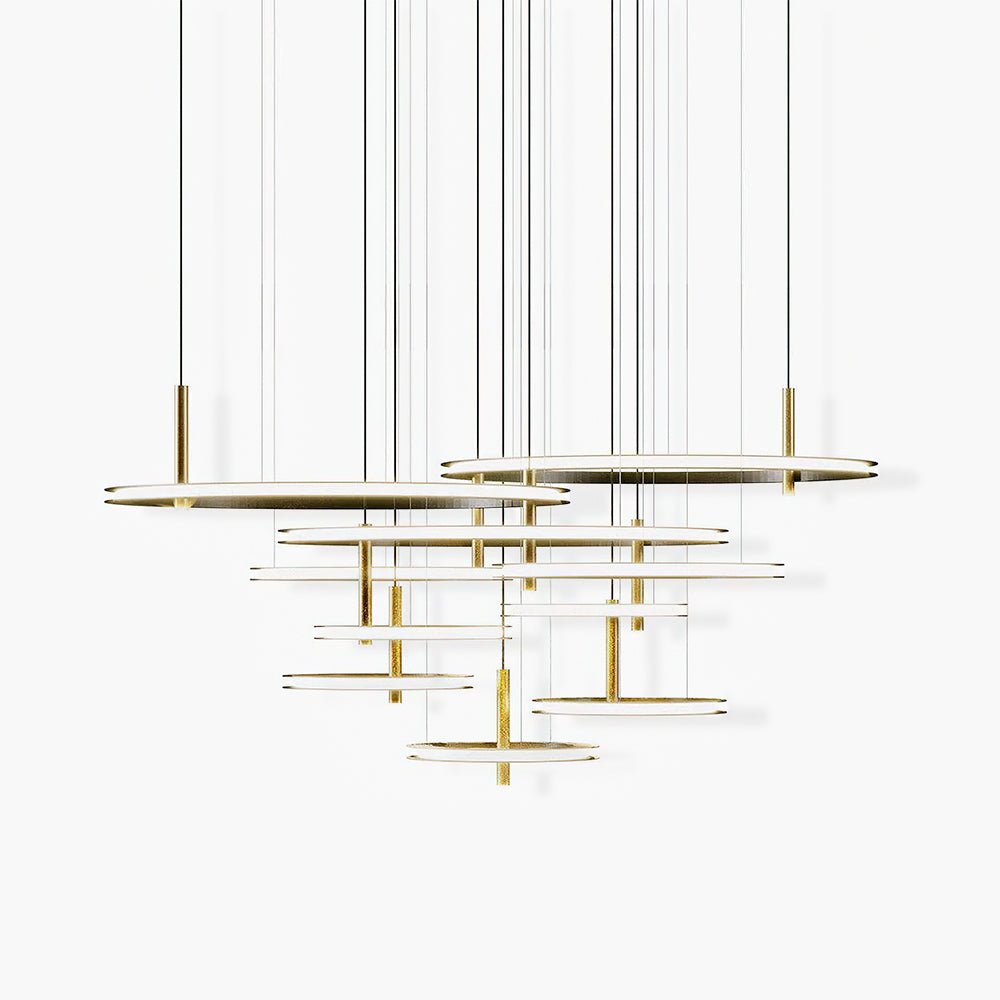 Labilis Crystal Chandelier - Elegant Lighting with Adjustable Brightne