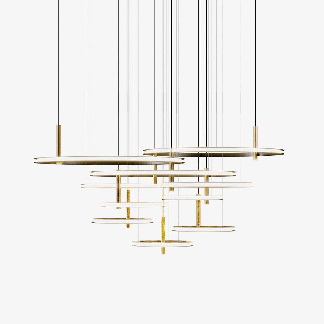 Labilis Crystal Chandelier - Elegant Lighting with Adjustable Brightne