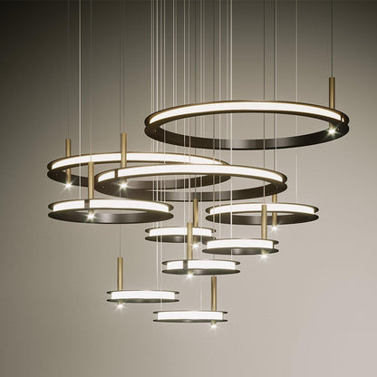 Labilis Crystal Chandelier - Elegant Lighting with Adjustable Brightne