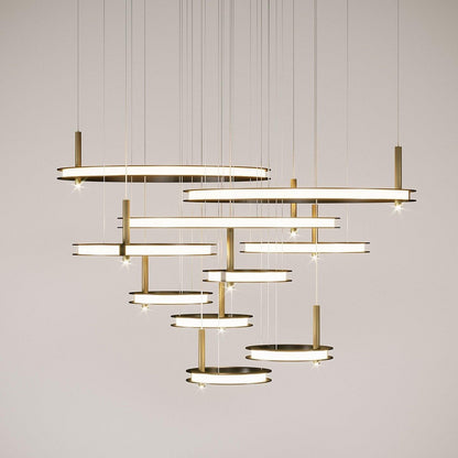 Labilis Crystal Chandelier - Elegant Lighting with Adjustable Brightne