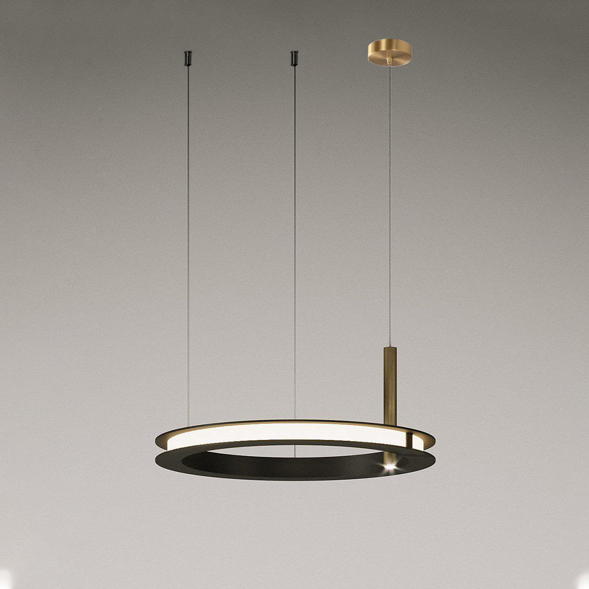 Labilis Crystal Chandelier - Elegant Lighting with Adjustable Brightne