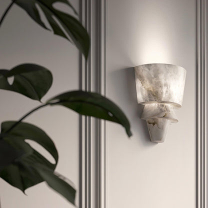 Professional Laboratory Alabaster Wall Light with Adjustable Brightnes