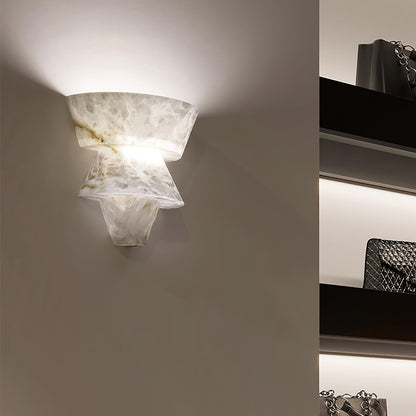 Professional Laboratory Alabaster Wall Light with Adjustable Brightnes