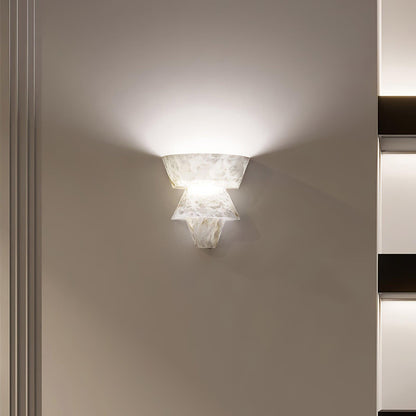 Professional Laboratory Alabaster Wall Light with Adjustable Brightnes