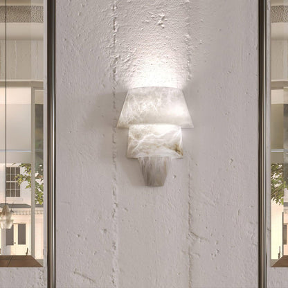 Professional Laboratory Alabaster Wall Light with Adjustable Brightnes