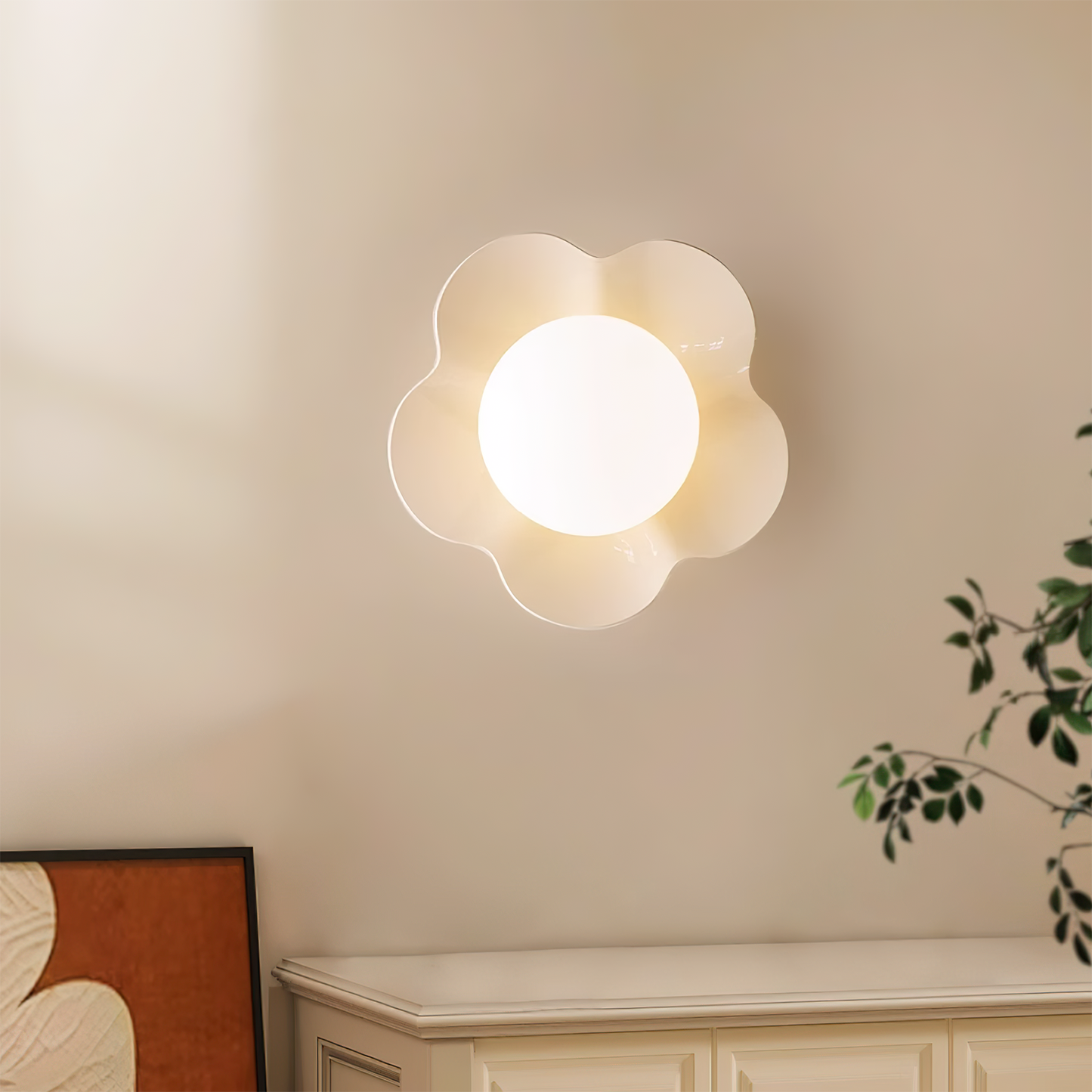 La Fleur Wall Lamp - Elegant Design with Adjustable Brightness & Energ
