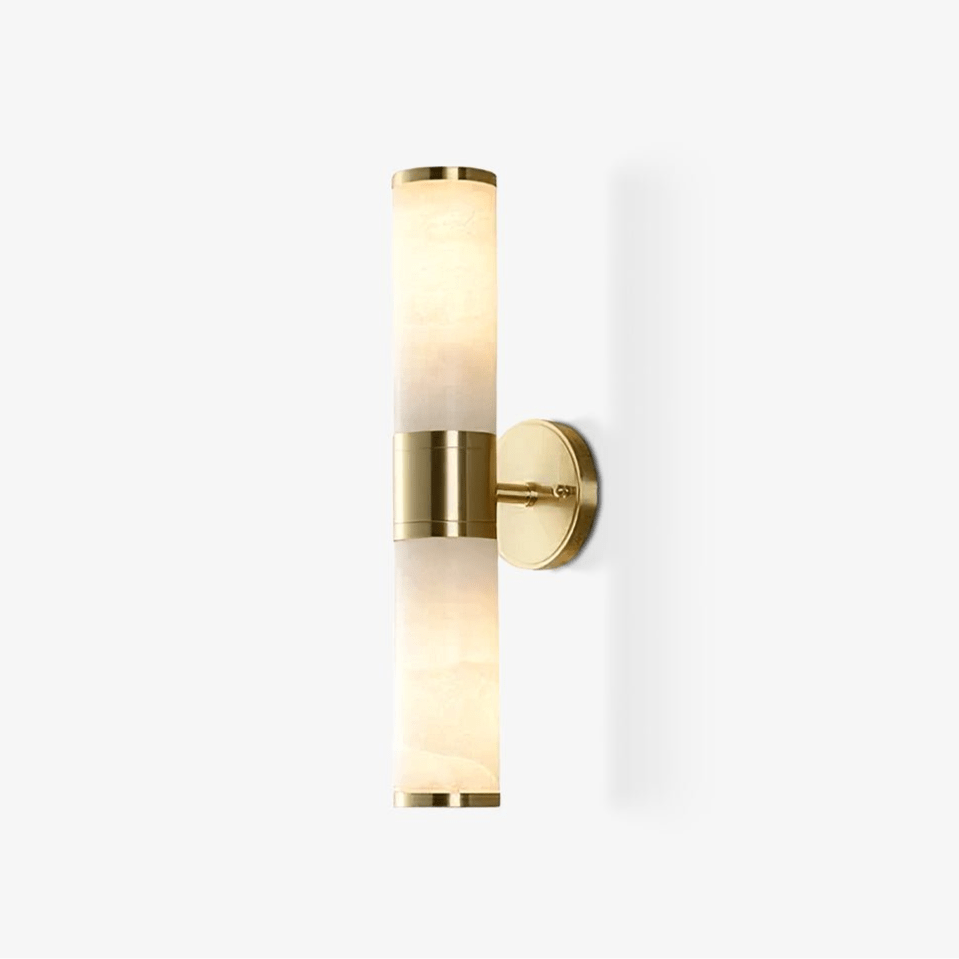 Alabaster Wall Lamp - Elegant Design with Soft Glow & Adjustable Angle
