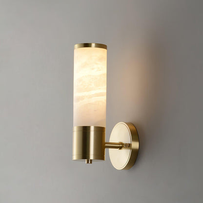 Alabaster Wall Lamp - Elegant Design with Soft Glow & Adjustable Angle