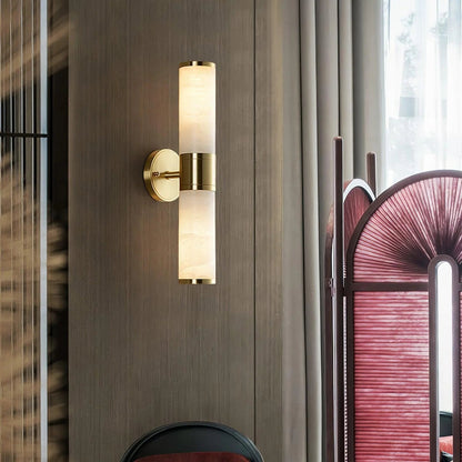Alabaster Wall Lamp - Elegant Design with Soft Glow & Adjustable Angle