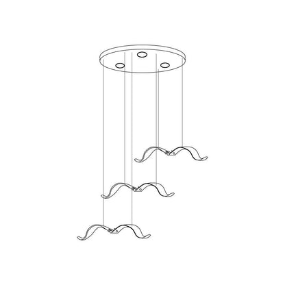 Elegant Large Seagull Chandelier - Adjustable Height, Energy-Efficient