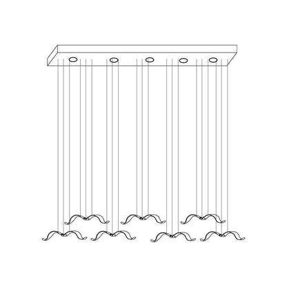 Elegant Large Seagull Chandelier - Adjustable Height, Energy-Efficient