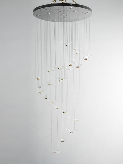 Elegant Large Seagull Chandelier - Adjustable Height, Energy-Efficient