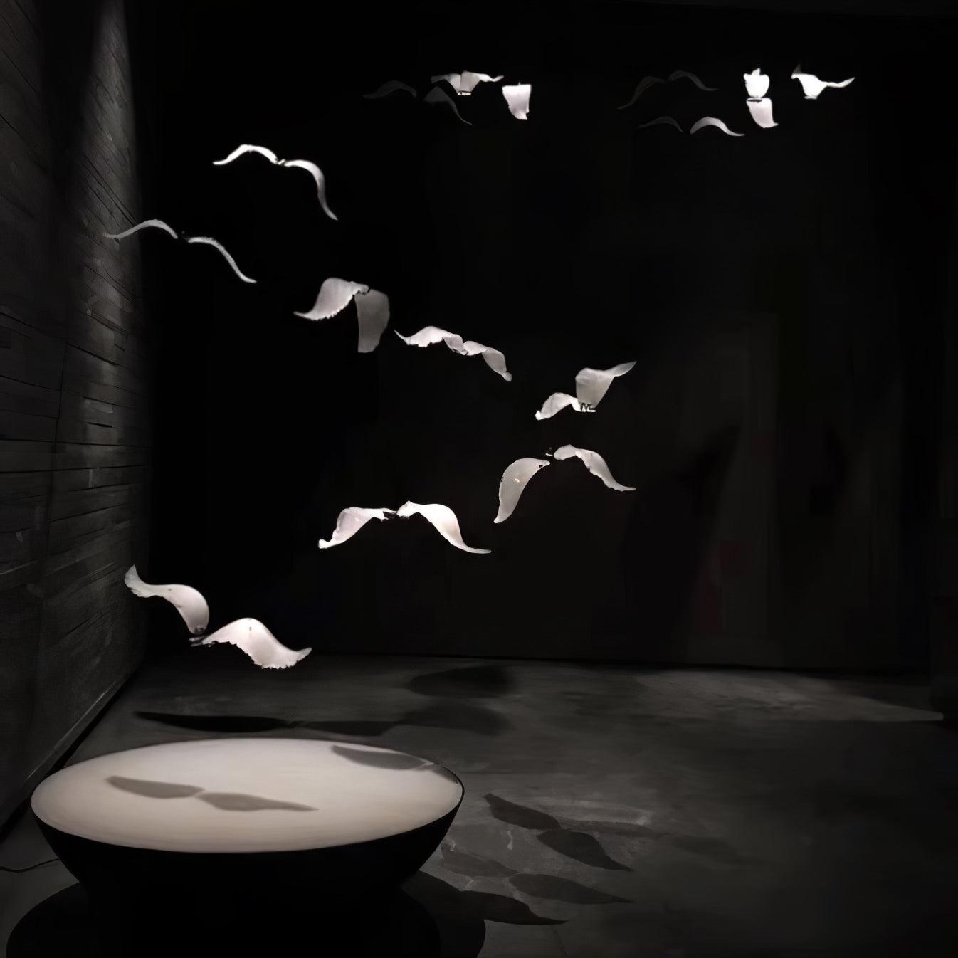 Elegant Large Seagull Chandelier - Adjustable Height, Energy-Efficient