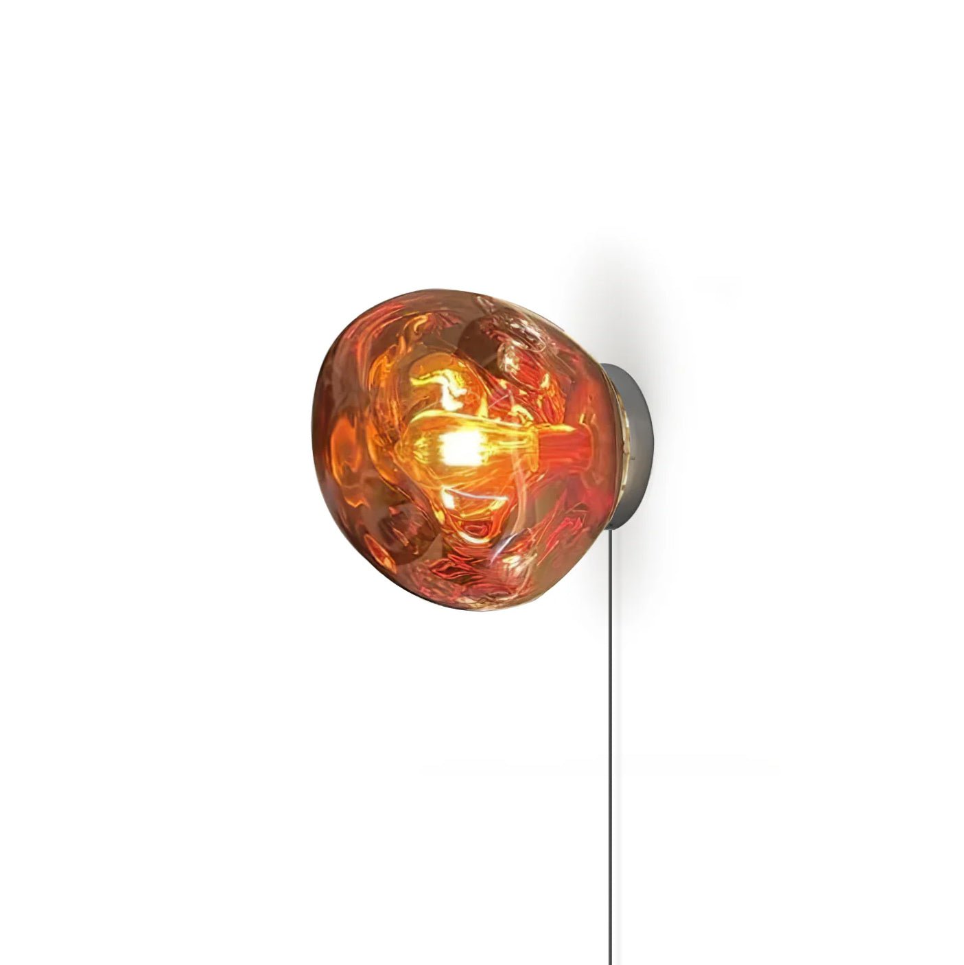 Lava Plug-in Wall Lamp - Adjustable Brightness & Modern Design