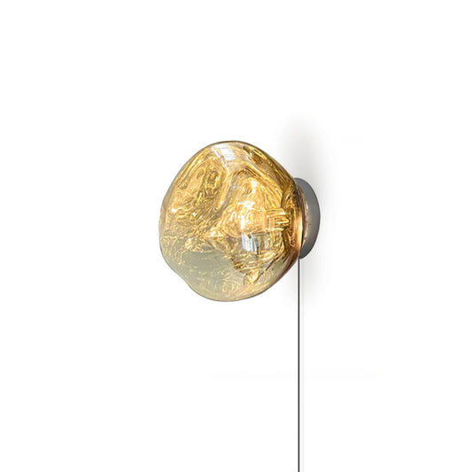 Lava Plug-in Wall Lamp - Adjustable Brightness & Modern Design