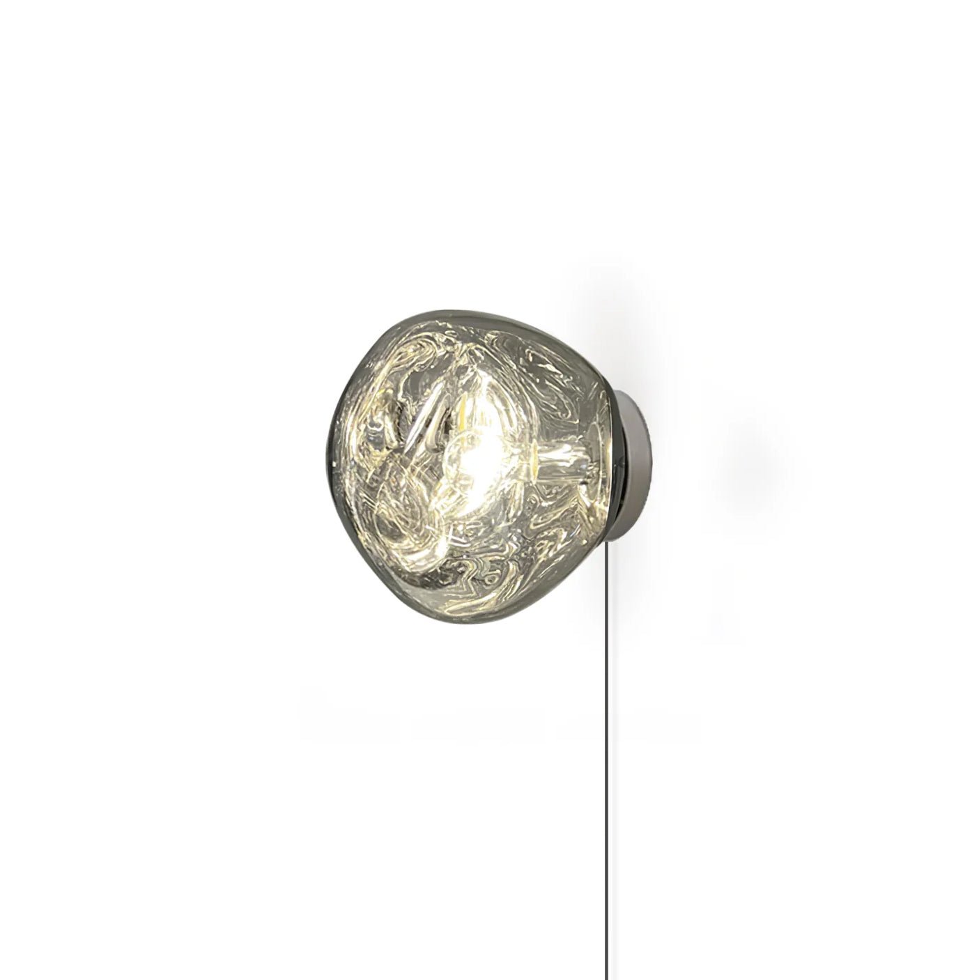 Lava Plug-in Wall Lamp - Adjustable Brightness & Modern Design