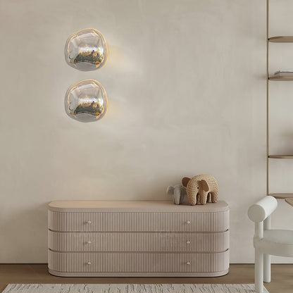 Lava Plug-in Wall Lamp - Adjustable Brightness & Modern Design