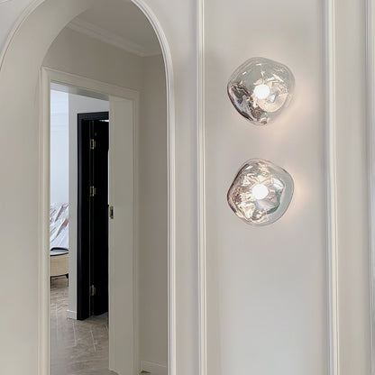 Lava Plug-in Wall Lamp - Adjustable Brightness & Modern Design