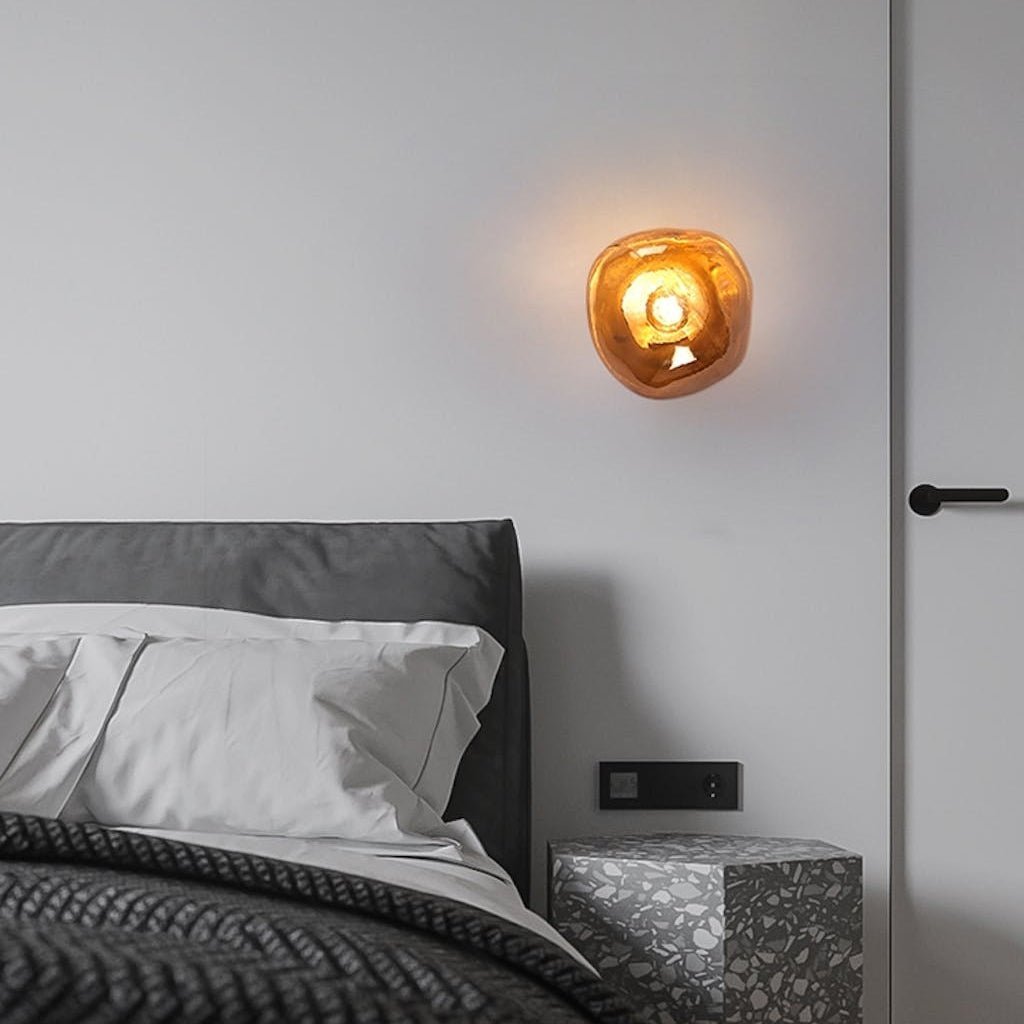 Lava Plug-in Wall Lamp - Adjustable Brightness & Modern Design
