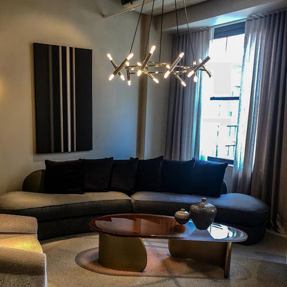 Le Diamant Crystal Chandelier - Elegant Design, Dimmable LED Lights