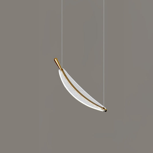 Modern Leaf LED Chandelier - Dimmable, Energy-Efficient Lighting