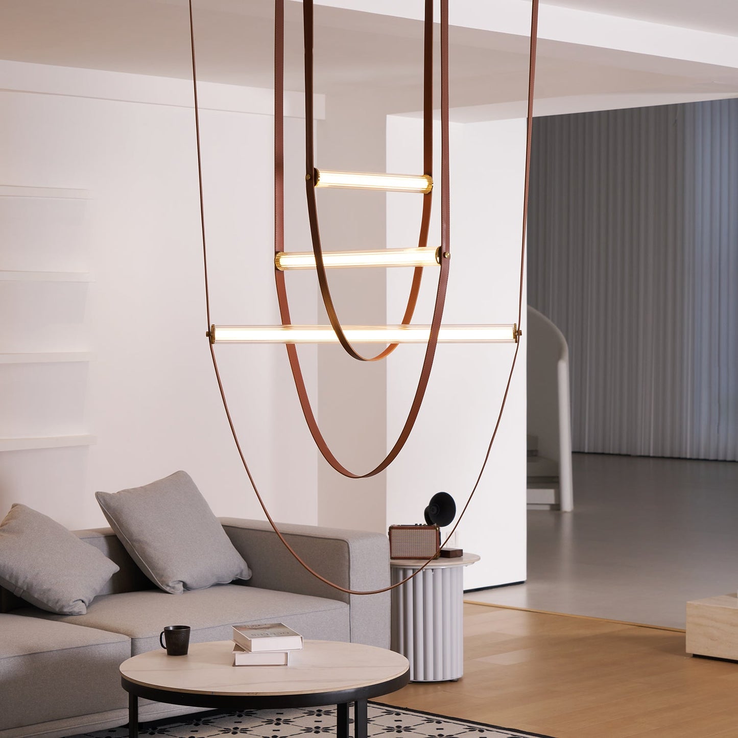 Tracer Belt Pendant Lamp - Adjustable Height, Energy-Efficient LED