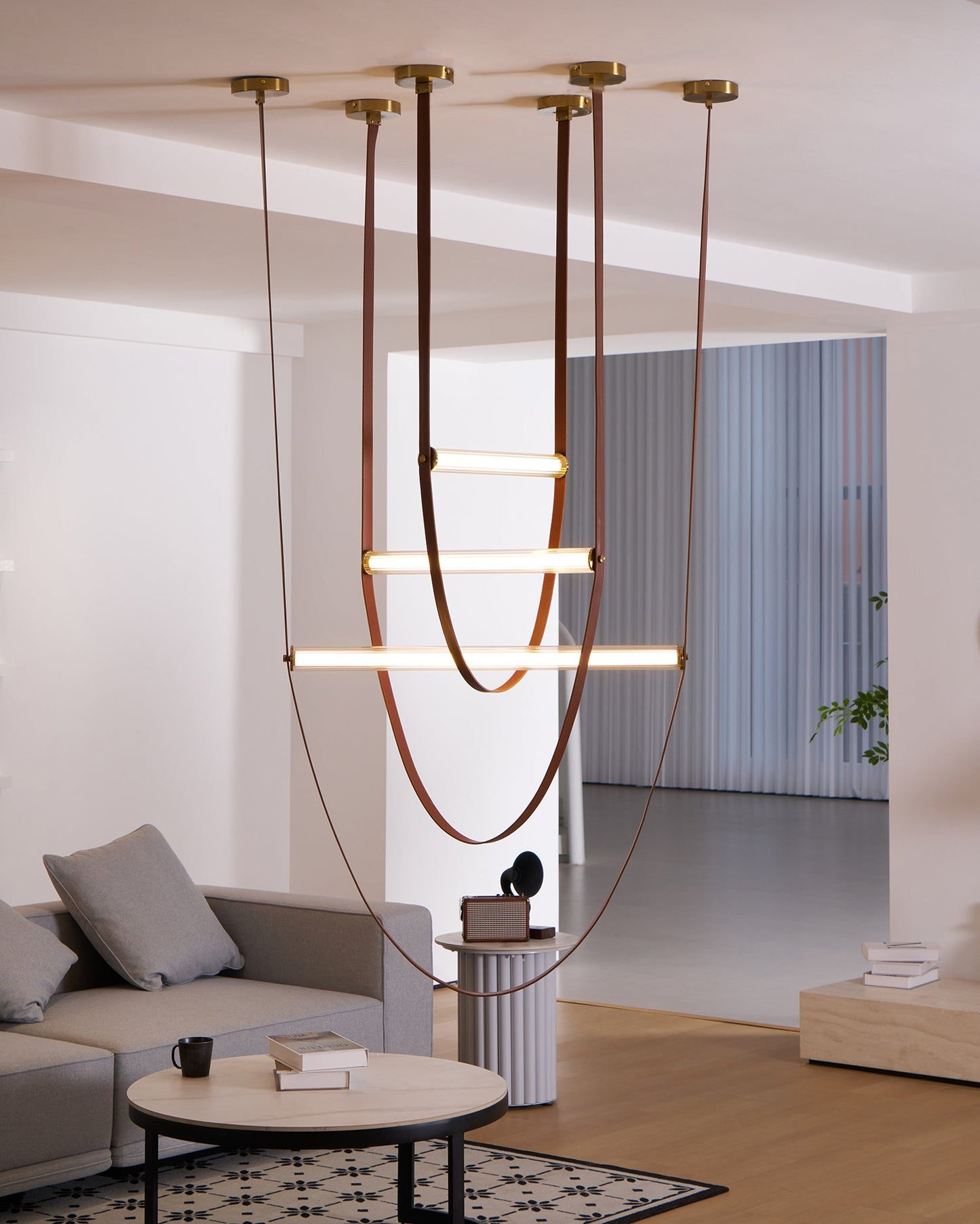 Tracer Belt Pendant Lamp - Adjustable Height, Energy-Efficient LED