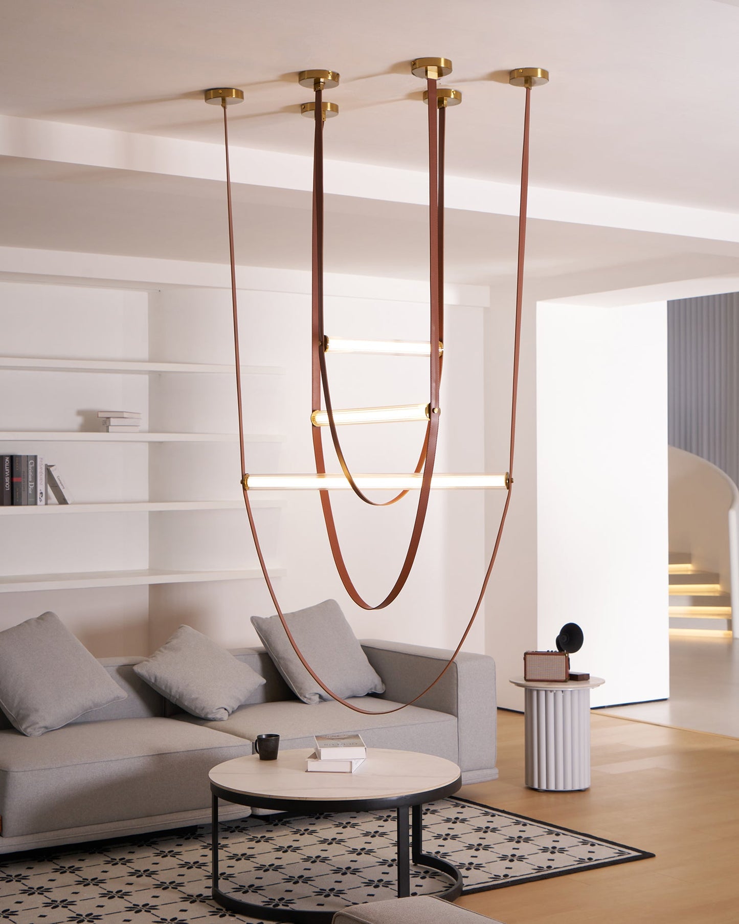 Tracer Belt Pendant Lamp - Adjustable Height, Energy-Efficient LED