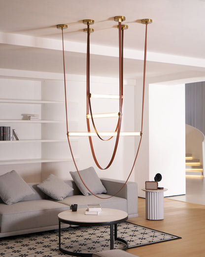 Tracer Belt Pendant Lamp - Adjustable Height, Energy-Efficient LED