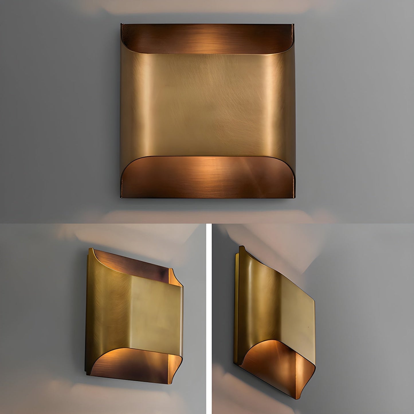 Leclerc Brass Wall Lamp - Elegant Design, Adjustable Light Direction