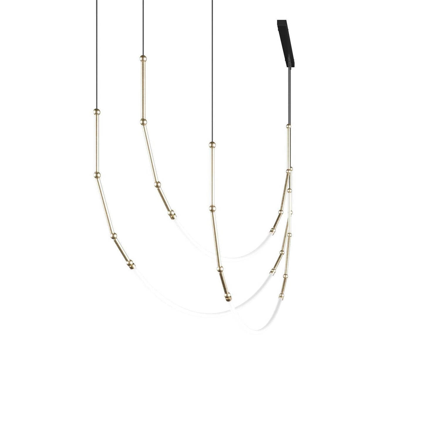 Leda Crystal Chandelier - Elegant Lighting with Dimmable Functionality
