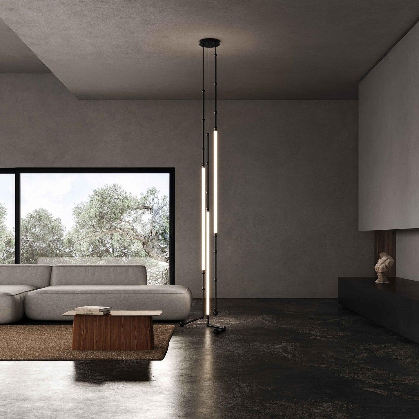 Leda Crystal Chandelier - Elegant Lighting with Dimmable Functionality