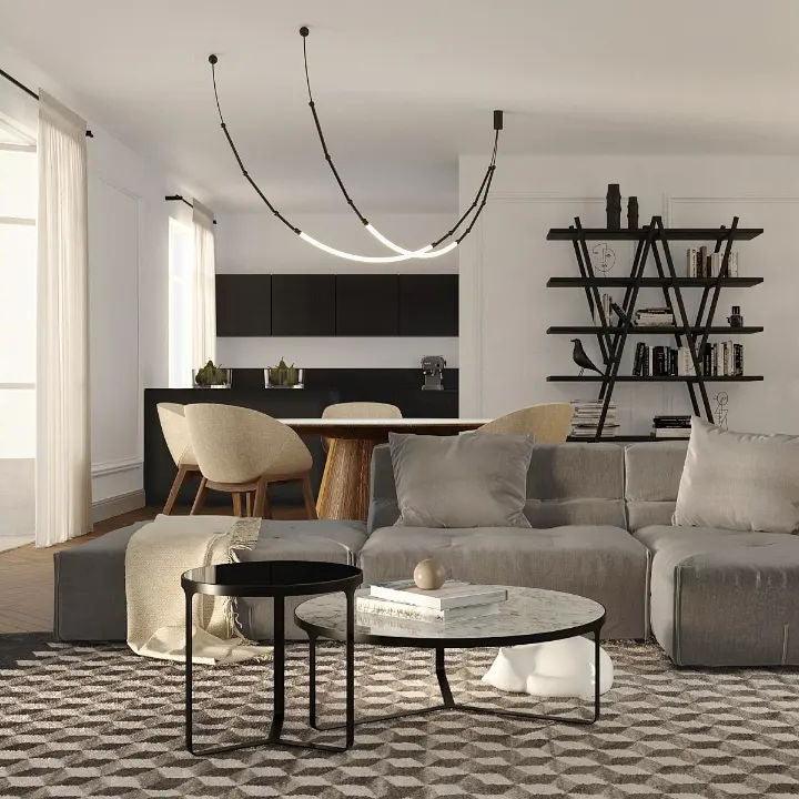 Leda Crystal Chandelier - Elegant Lighting with Dimmable Functionality