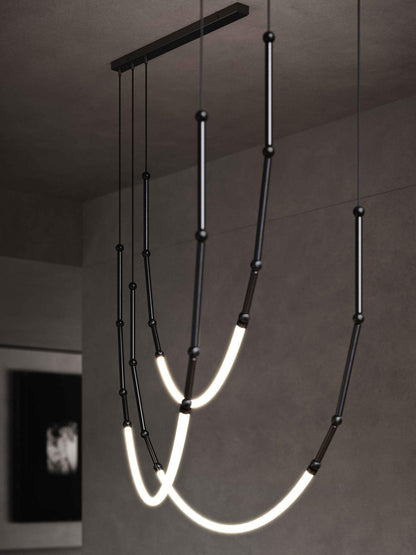 Leda Crystal Chandelier - Elegant Lighting with Dimmable Functionality